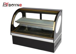 China 550W Fan Cooling Cake Display Case With Adjustable Toughened Glass Shelves wholesale