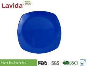 China CE FDA Standard Square Melamine Plates Tasteless Heavy Metal Free Mat Finished wholesale