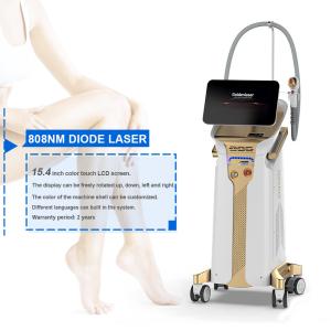 China 20HZ 5ms Permanent Leg 808 Nm Diode Laser Hair Removal At Home 800W wholesale