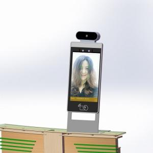 China SIBO 8 Inch Temperature Scanning Facial Recognition Kiosk Tablet With NFC Reader And Door Control wholesale