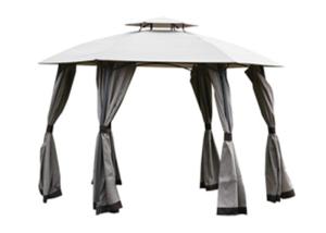China Modern Wind Resistant 3.6x3.6x2.6m Double Top Gazebo wholesale