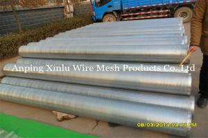 China Low Carbon Galvanized Johnson V Wire Screen Pipe Sand Control 219mm wholesale