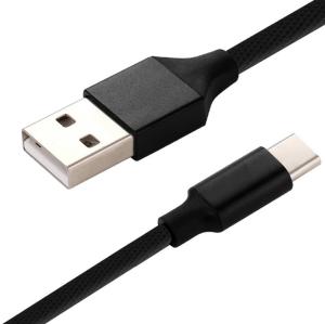 China 2.4A Fast Charging USB Type C Tinned Copper Nylon Braided Data Cable For Sumsang / Huawei Mobiles wholesale