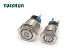 Robust LED Ring RED 5/8" Anti Vandal Push Button Switch