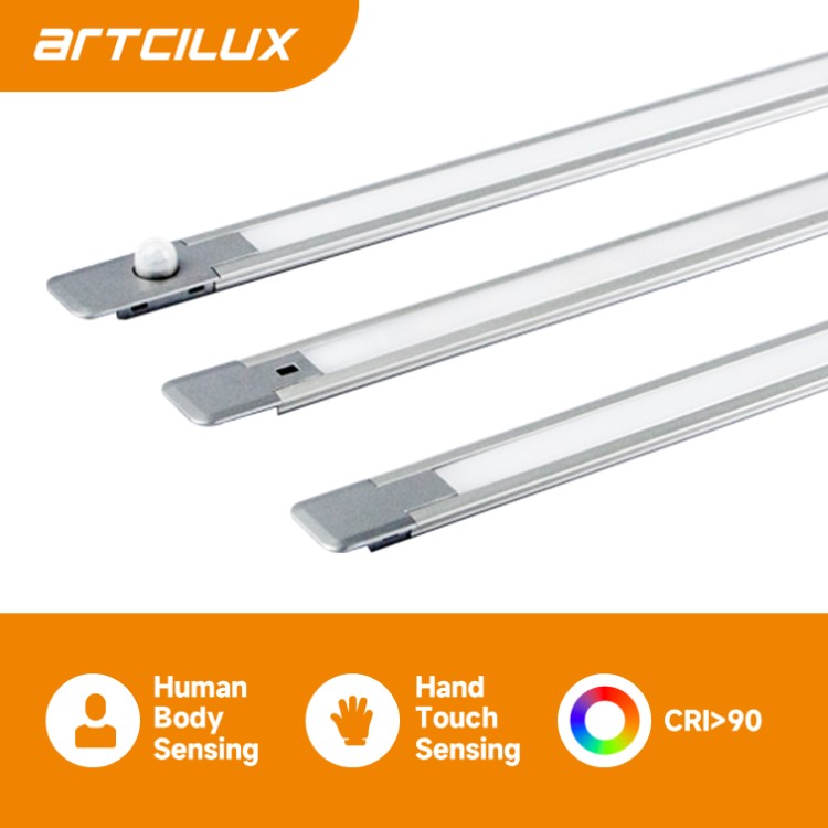 Alunimiun Wardrobe Cabinet Strip Light SMD2835 60PCS/M LED Concealed Strip Lighting