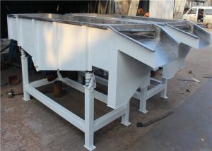 China Stainless Steel Linear Vibrating Screen Separator For Sugar / Salt / Chemical wholesale