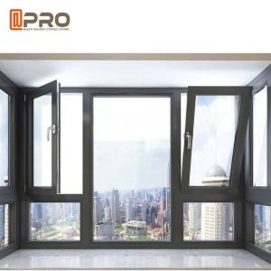 China Waterproof Tilt And Turn Aluminium Windows / Commercial Windows And Doors wholesale