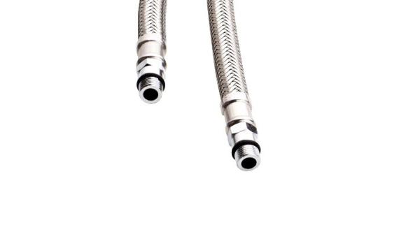 ZYD-B02 F1/2XM10 Stainless Steel 201 Wire EPDM Rubber Inner Pipe Braided