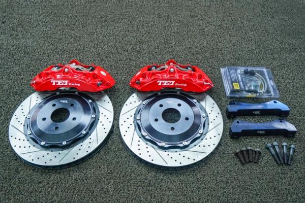 Front Brake Caliper Kit With 378x32mm Vented Disc Rotor For MAZDA6 ATENZA 2017