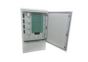 China Floor Standing Armoire de rue Fibre optique 576C 288C 144C 96C white grey color wholesale