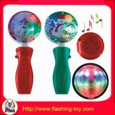 China Customized color LED Cool Halloween Decorations glowing Logo spinning ball HL-C2191 wholesale