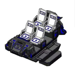 China 4 seats 9d Vr Game Machine , CE Certificate Vr Flight Simulator wholesale
