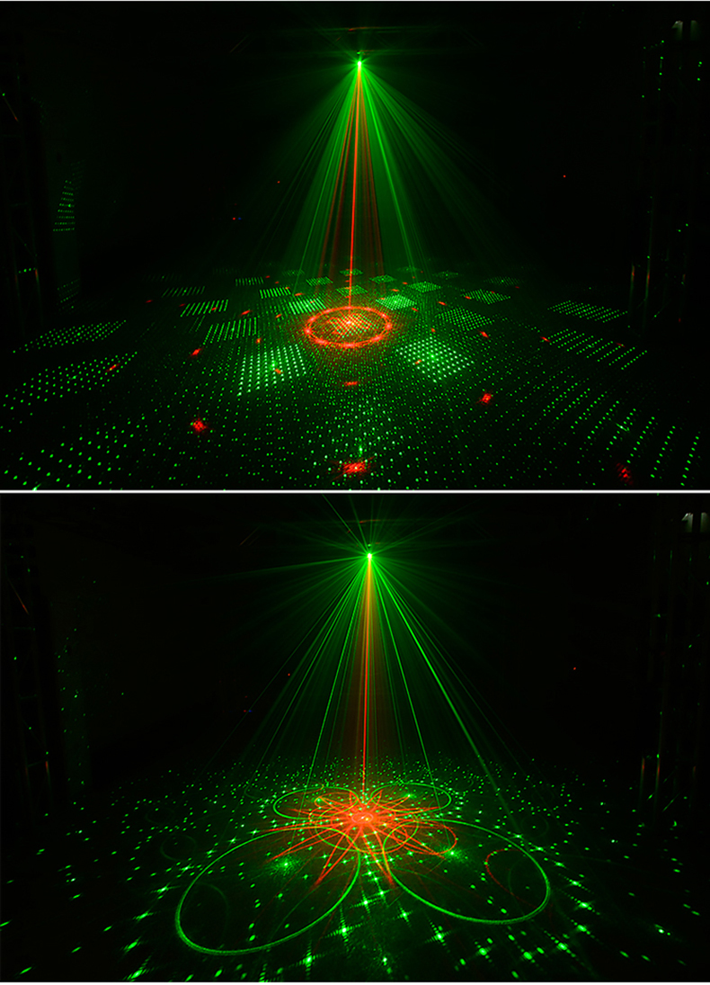 Party Disco Lights DJ Lights LED Sound Activated Remote Control RGB LED Stage Laser Light for Parties Holiday Decoration