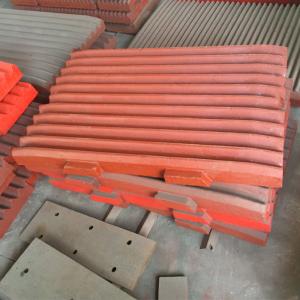 China high manganese steel jaw plates jaw crusher plates crusher jaw plates swing jaw plates fixed jaw plates wholesale