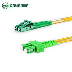 China LC APC To SC APC Duplex Single Mode Patch Cord 1310nm - 1550nm wholesale
