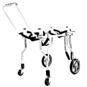 China Adjustable Handicap Pet Dog Wheelchair Four Wheel Dog Cart Rehabilitation Training wholesale