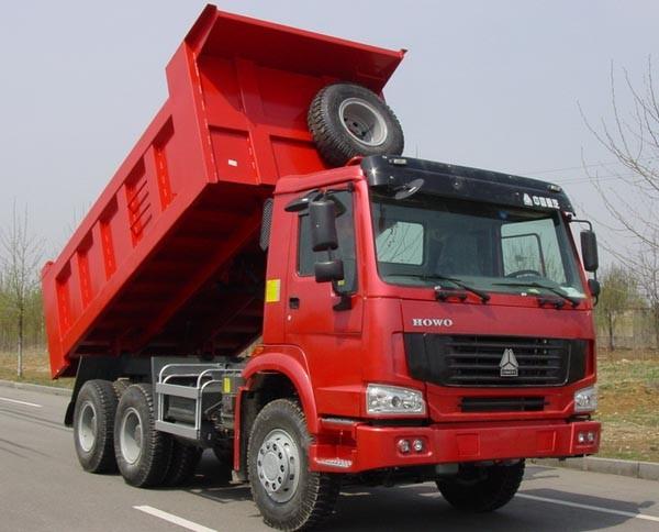 New SINOTRUK howo dump truck 6x4 drive 336hp for Base Rock , Topsoil , Asphalt
