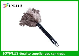China Black Ostrich Feather Duster Long Handle For Window / Car / Furniture wholesale