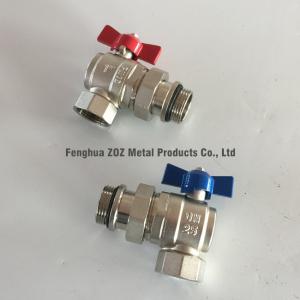 China 1 Angle Ball Valve For Manifolds ,  Floor Manifold Angle Union Ball Valves, Manifold Angle Ball Valves 1″ BSP wholesale