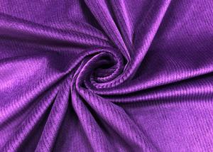 China 200GSM Stretchy Purple Corduroy Fabric for Pants Accessories 94% Polyester wholesale