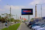 350W / m2 P10 Full Color Led Display Board For Advertising , 96dots * 96dots