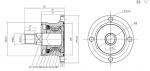Agricultural Hub Unit AHUB-0007 for Disc& Wheel BAA-0004 51290020