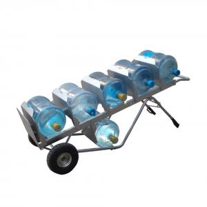 China Heavy lifting 5-7 platform folding bottled water hand carts  5 gallon water bottle trolley wholesale