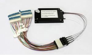 China 40 Channels C21-C60 Dual Fiber Athermal AWG Module With 1U Rack Mount, LC/UPC wholesale