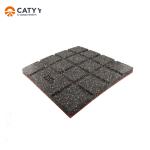Dirt Proof Playground Mats Rubber Outdoor Square 50x50mm For Training Space