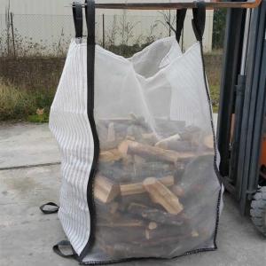 China 1000kg Breathable Firewood Mesh Bag Ventilated Big Bags For Onion Potatos on sale