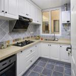NSF Lacquer Finish Kitchen Countertop Cabinets Customized Size