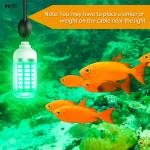 Acrylic Shade Material 12V 10W/45W LED Submersible Fishing Light for Squid and