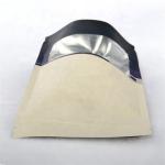 OEM Printed Biodegradable Coffee Bags Resealable Kraft Paper Bags With Window