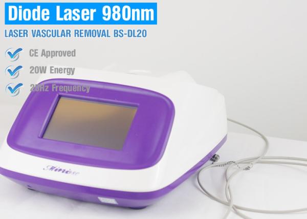 980nm Solid Diode Laser Beauty Machine For Vascular Removal / Spider Vein