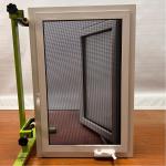 Thermal Break Aluminum Casement Window Customized Product Double Tempered