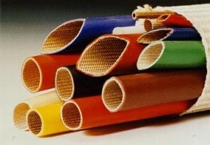 China Silicone Rubber Coated Fiberglass Sleeving -10ºC +200ºC Continuous Operating Temperature wholesale