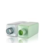 100ML Square Cosmetic Plastic Bottle With Sprayer Lotion Pump Eco-Friendly PET