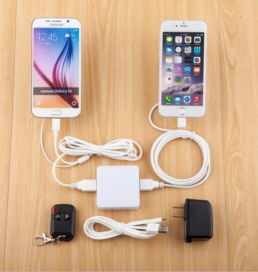COMER mobile phone hand phone display alarm lock stand for mobile phone