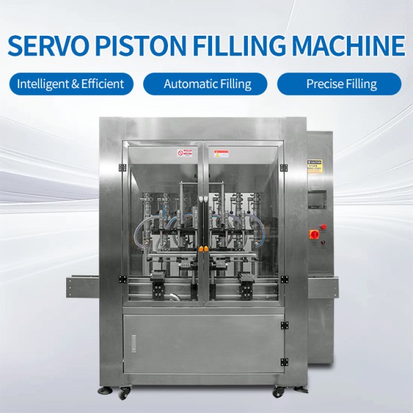 Modular Fully Automatic Filling Machine Durable High Viscosity Piston Filler With Servo Drive Control
