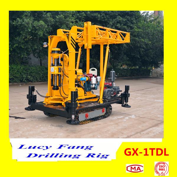 Quality Hot Sale Top Quality Lowest  Mobile Soil Testing Drilling Rig With Mast and 30-100 m Depth for sale