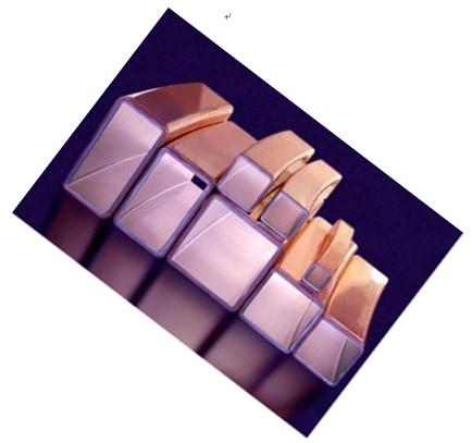 single tapered double tapered multi-tapered parabolic tapered Ni Coating Square