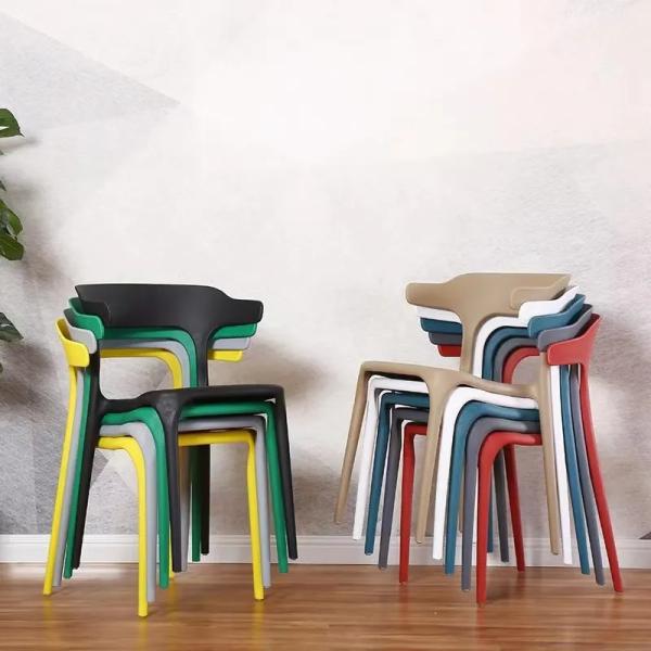 Plastic chair in commercial setting