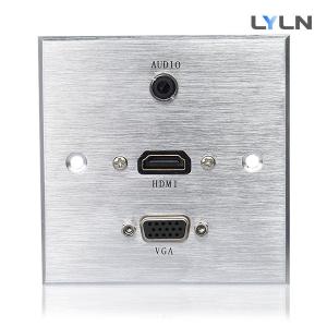 China Conference Room AV Wall Plate , Integrated Audio Wall Plate 86 X 86mm wholesale