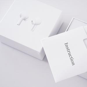 China Custom Logo White Bluetooth Headset Packaging Cardboard Box Earphone Package Paper Box wholesale