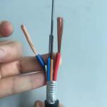 48 60 72 96core Armored Fiber Optical Cable With2*1.5mm-Power Wire GDTA GDTS
