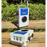 30W Hand Crank Generator FM AM SW Radio Phone Power Bank Outdoor Manual Dynamo