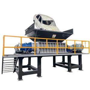 China Tire Shredder Waste Tyre Recycling Machine Double-shaft Shredder with 2300KG Capacity wholesale