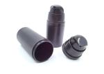 Wide Body 50ml 80ml Airless Cosmetic Bottles With Transparent Cap
