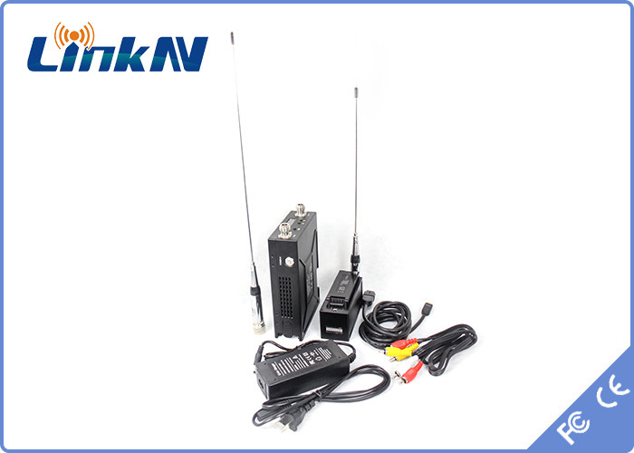 COFDM Wireless Video System AES256 Encryption HDMI & CVBS H.264 2-8MHz Bandwidth Battery Powered