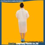 Durable Disposable Laboratory Coats , Disposable Dust Coats 22-55g/㎡ Weight